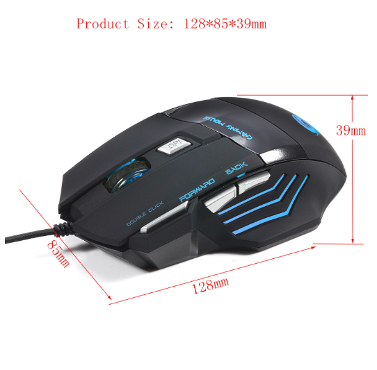 Bright gaming mouse is ideal for competitive gamers