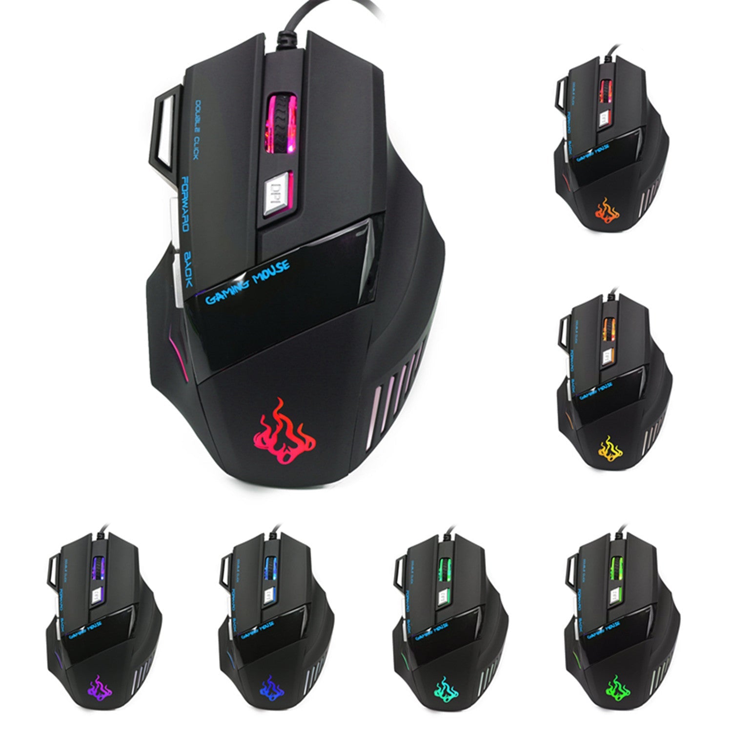 Bright gaming mouse is ideal for competitive gamers