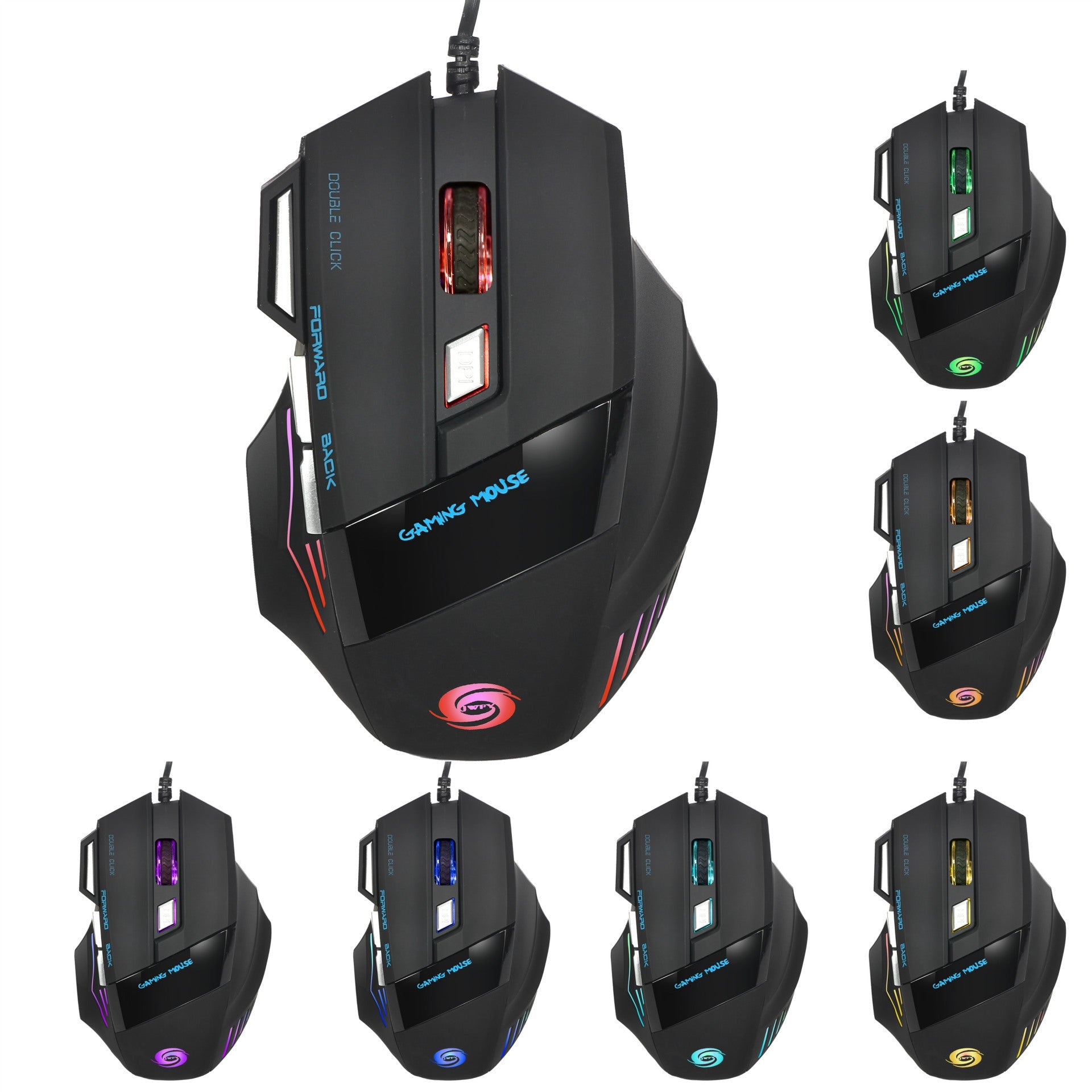 Bright gaming mouse is ideal for competitive gamers