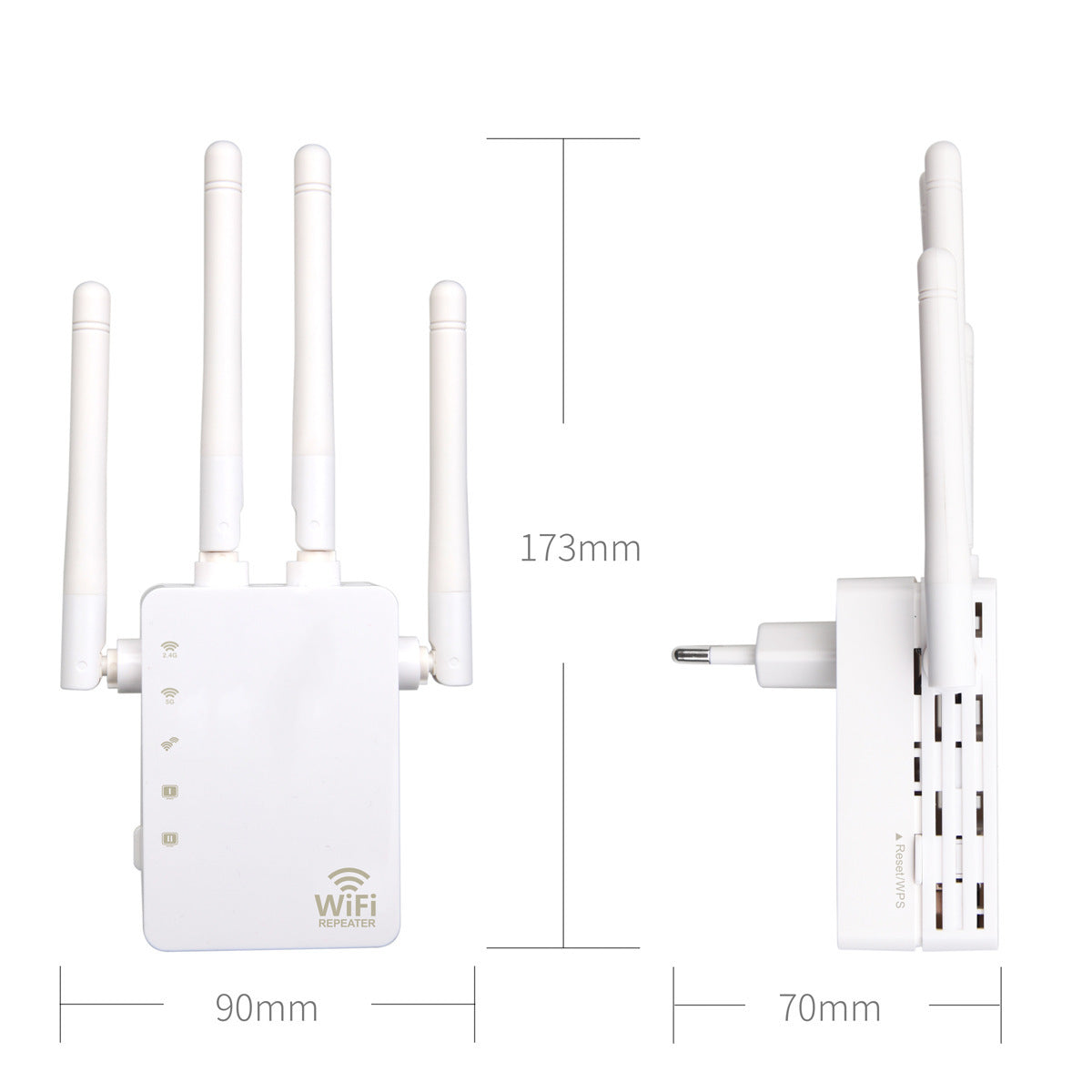 High Power WiFi Signal Booster Wireless Range Extender Router