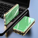 Reflective screen high-capacity portable charger