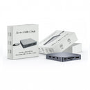 Multi-port USB-C adapter with HDMI, VGA, Ethernet, and USB 3.0
