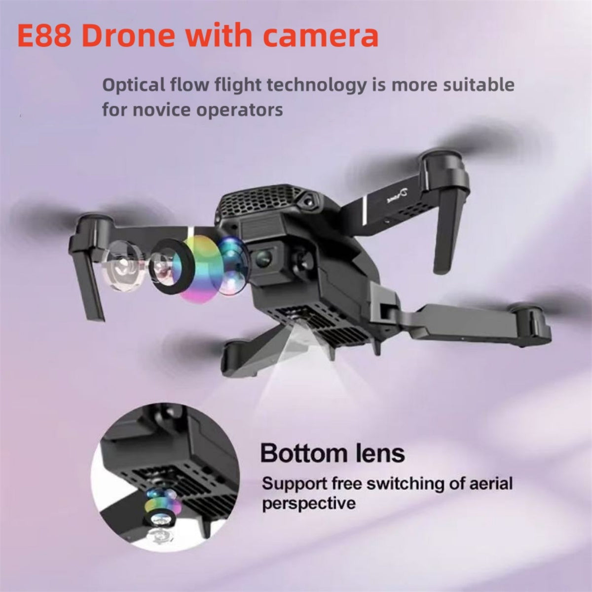 SkyCapture™ – Foldable Smart 4K Camera Drone with 1 Battery (USB-powered)