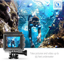 4K Waterproof All Digital UHD WiFi Camera + RF Remote And Accessories
