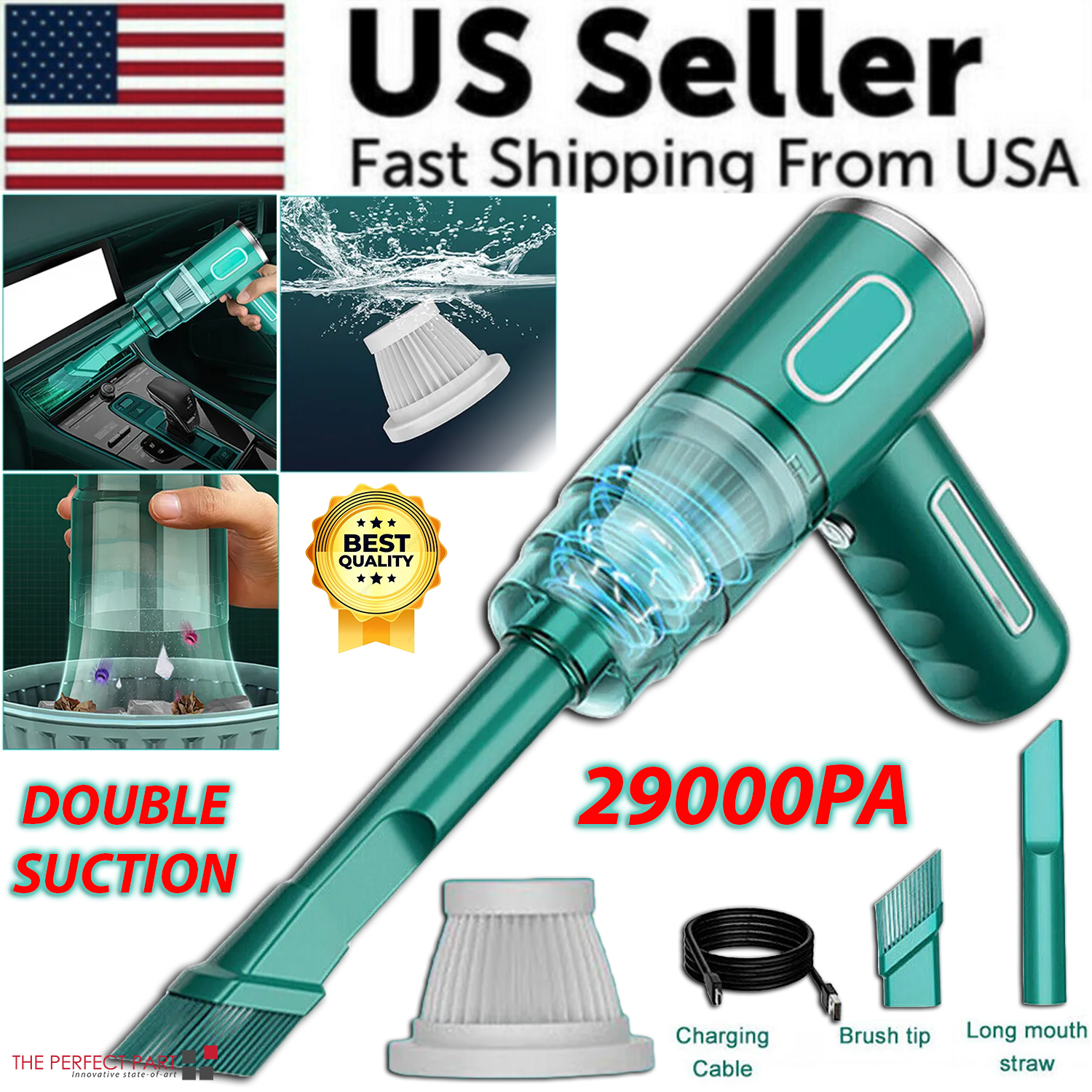 29000PA Cordless Hand Held Vacuum Cleaner Mini Portable Car Auto Home