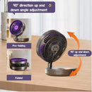 6 Inch Multifunctional Foldable Glow-in-the-dark Fan Desktop USB Mute
