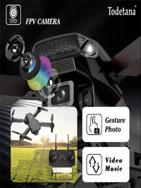 SkyCapture™ – Foldable Smart 4K Camera Drone with 1 Battery (USB-powered)